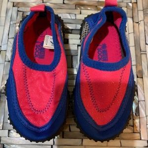 NEW Kids Water Shoes by Water Sock - Royal Blue/ Hot Pink- Size 5
